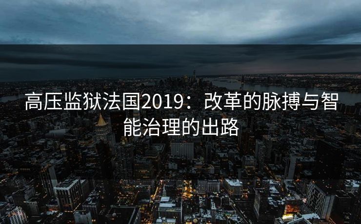 高压监狱法国2019:改革的脉搏与智能治理的出路 高压监狱法国2019:改革的脉搏与智能治理的出路